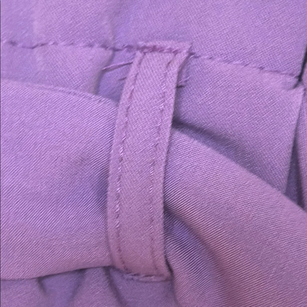 Vertigo Purple Straight Leg High-Waisted Pants - Picture 3 of 10